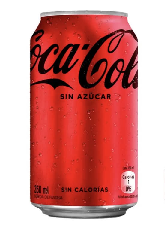 70aa2a4db7f990373ca9c376323e3dea (2) Coca Cola Zero lata 220ml - Imagen 1